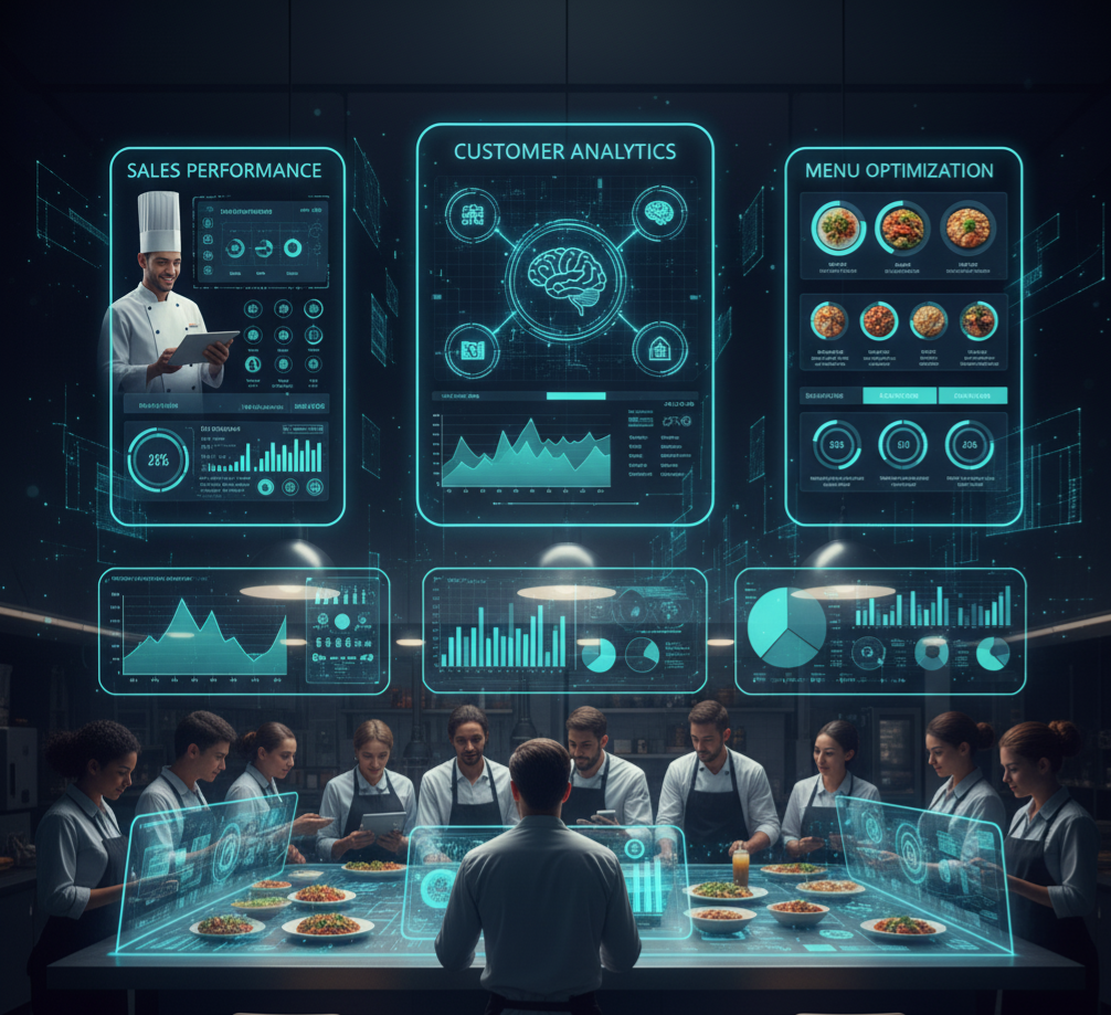 Sales and customer analytics dashboard for Gorakhpur restaurants